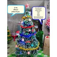 240cm 2.4meter 8feet Christmas tree only tree and complete cannot
