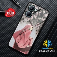 HP REALME C33 Case REALME C33 Kaisarcasehp [ Hijab ] Casing Aesthetic Kesinghp Anime Character Casin