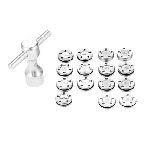 2Pcs Silver Metal Golf Club Heads Weights for Scotty Cameron 5g 10g 15g 20g 25g 30g 35g 40g with 1Pc