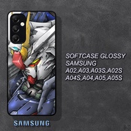HP (KM00 GUNDAM) Glossy HD Case SAMSUNG A05S, A05, A04S, A04, A03S, A03, A02S, A02 Camera Protector 
