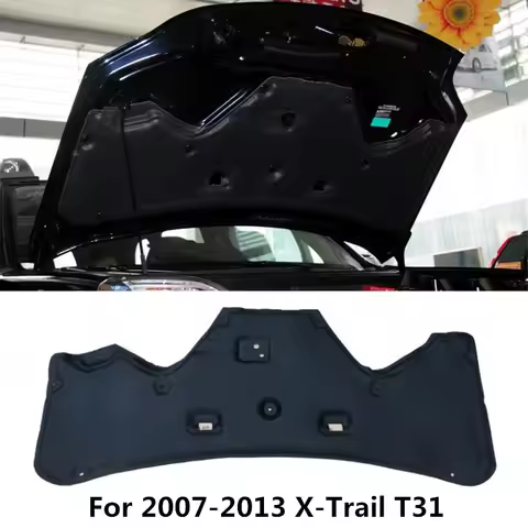 1PC Fold shipping For 2007-2021 Nissan X-Trail T31 T32 Auto Car Hood Engine Heat Sound Insulation Co