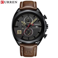 CURREN/Karien 8324 Men's Watch Waterproof Belt Wrist Watch Multifunctional Six-Hand Calendar Men's W