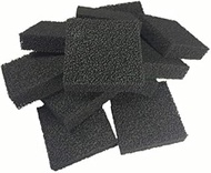 LTWHOME Compatible Carbon Foam Filter Pads Fish Tank Fit For Juwel Standard/Bioflow 6.0 (Pack Of 200)