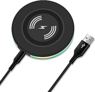 15W Fast Pixel 8pro Wireless Charger Pad for Pixel 8pro 8 7Pro 7 7a 6Pro 5, Wireless Charger Mat Fast Charging Station for Samsung Galaxy S23 FE S23+ S22 S21 S20 Z Fold5 Note 20 S9 S8, iPhone 15 14 13