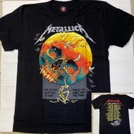 S-5XL Ready stock Rock Band Metallica Black Shirt AND JUSTICE FOR ALL SHIRT For Man Woman Tshirt t s