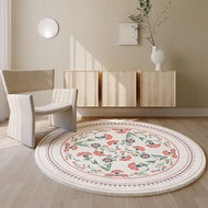 Nordic Ins Style Small Sized Round Rug
