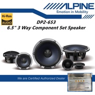 ALPINE DP2-653  HIRES COMPONENT 3-WAY SPEAKER ORIGINAL MALAYSIA 2025 |  Speaker 3-Hala Komponen