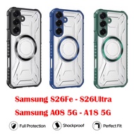 Clear Back Case Samsung Galaxy S26Fe A08 A18 5G S26Ultra S25Fe S25Ultra A07 A17 A27 Shockproof Recha