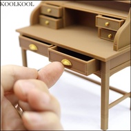 KOOK Mini Long Study Table Dollhouses Accessory Realistic Detail Crafting Hobby Supplies