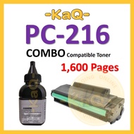 Value PC216 PC 216 216B 216E PC216E NTC216B Compatible High Capacity Toner Refill Toner P2506 P2506W