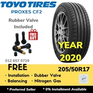 205/50R17 TOYO Proxes CF2 (Installation) Made In Japan New Tyre Tires Tayar Rim Wheel 17 inch WPT NIPPON