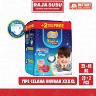 SENSI NIGHT PANTS XXXXL20+2 BOY - KING OF MILK Pampers Pants Murah Drypers Huggies Mamypoko Pants