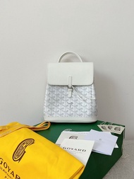 💕折扣 💕 絕美奶白低顯奢感Goyard Alpin Mini後背包 | Goyard Alpin Mini Backpack|