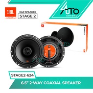 JBL Car Speaker 6.5 Inch 2-Way Coaxial Stage2-624 Speaker Kereta Perodua Proton Toyota Honda Nissan