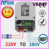 VBNGF 4KW 220V to 380 Single Phase Input 3 Phase Output PWM Frequency Converter Drive Inverter CNC M