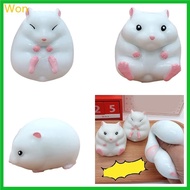 Won Kids Hamster Pocket Toy Squishy Squeezable Toy Stretching Stress Reliever Toy