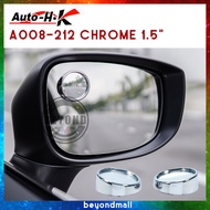AUTO-HK A008 (212) BLIND SPOT MINI MIRROR 1.5" (CHROME)