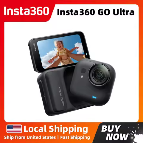 Insta360 GO Ultra Pocket Camera 1/1.28" sensor and 5nm AI chip 4K60fps Shoot for up to 200 minutes o