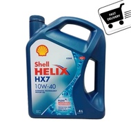 600039823 Shell Helix HX7 10W40 Semi Synthetic Engine Oil  4L for Honda, Toyota, Perodua, Proton, Mitsubishi, Hyundai