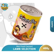 WET FOOD FOR PUPPY - WET FOOD CAPTAIN PUPPY 400GR