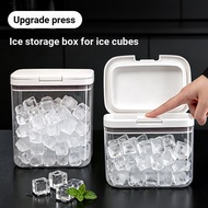 Press Refrigerator Dedicated Ice Storage Box Ice Cube Storage Box Food Grade Household Ice-Packed St