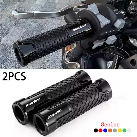 For MACBOR EIGHT MILE LORD MARTIN MONTANA XR1 XR3 XR5 ROCKSTER FLAT Motorcycle Handlebar Grips Rubbe