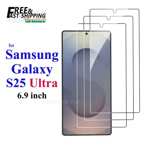 Screen Protector For Samsung Galaxy S25 Ultra 5G 6.9 inch Tempered Glass HD Crystal Mica 9H Anti Scr