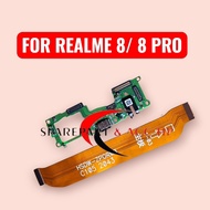 CAS CONNECTOR BOARD + FLEXIBLE BOARD REALME 8/ 8A PRO + IC MIC SET NEW