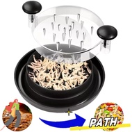 PATH Meat Shredding|Visible Lid Meat Breast Shredding Chicken Shredder Tool, Quality Shredding Chick