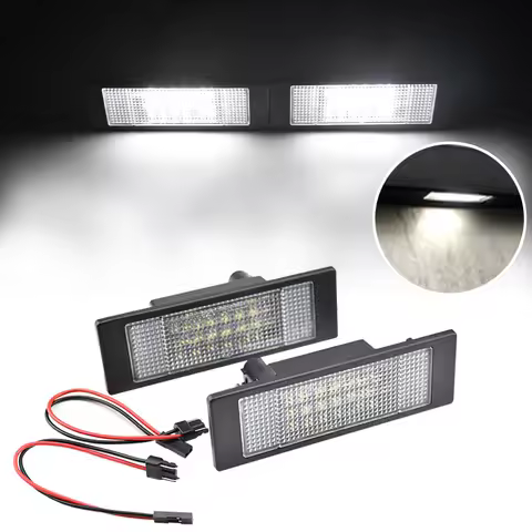 2x LED License Plate Lights For BMW 1Series E81 E87 F21 F20 6Series E63 E64 F06 F12 F13 X2 X4 Z4 For