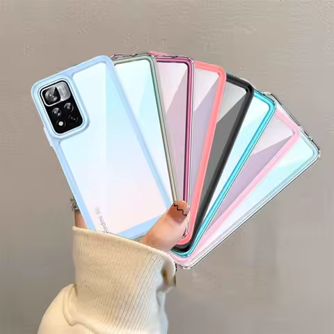 For Redmi Note 11 Pro Plus Case Cover Redmi Note 11 Pro Plus 5G Capas New Transparent Clear Fundas R