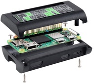 Pi Zero Enclosure, ABS Protection Case for Raspberry Pi Zero 2 W/Pi 2 WH/Pi Zero W/Pi Zero WH (Case 