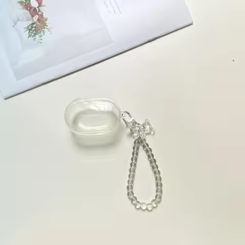 For Redmi Airdots 3 Case airdots 2s Fashion Flower Wristband Cover Transparent Silicone Earphone Cas
