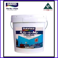◫ ▧ DAVIES 4 liters Waterbased CEILING Paint (Smooth Flat White)