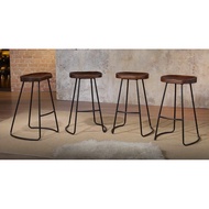 Wood Slab(740) Bar Stool