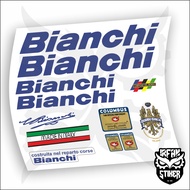 Bianchi Vintage Frame Decal Sticker