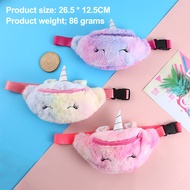 Unicorn Belt Bag for Kids Girl Kids Plush Waist Bag Sling Bag Kids Girl Travel Bag