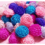Wholesale beautiful crepe paper flower heads