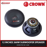 Crown Pro-SW-1236M / Subwoofer Speaker 12 inches 360W / Crown