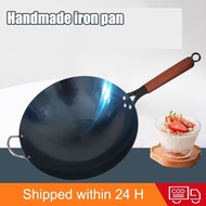 Wok Non Stick Heavy Duty Carbon Steel Wok Pan 32cm