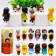 Demon Slayer Hipper Figure Mini Kamado Tanjirou Mobile Phone Hippers Decorations
