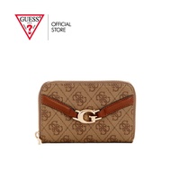 GUESS กระเป๋า รุ่น SG7993140 DEA SLG MEDIUM ZIP AROUND ZIP WALLET สีน้ำตาล