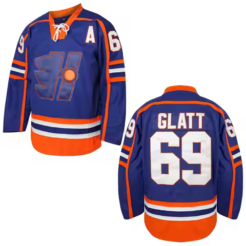 Men Hot sale Goon Hockey Jersey #69 Thug Glatt LaFlamme # Halifax Highlanders Goon Movie Jersey high