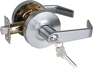 HISAFE Keyed Storeroom Commercial Door Handle Heavy Duty Grade 2 Lever, UL 3 Hour Fire Rated & ADA C