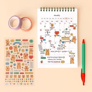 [Daiso Korea] New Deco MBTI Sticker Toploader Deco Sticker Korea Cute Sticker (2Type / 4Pcs)