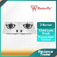 BUTTERFLY/ELBA 2 BURNER STAINLESS STEEL HOB BS-20/EBH-M8962(SS)