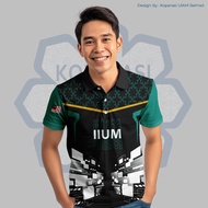 Jersey Sublimation IIUM Microfibre Black Green Custom