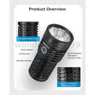 In Stock Astrolux® EC06 6*XHP50.2 16000lm Strong 21700 Flashlight Anduril 2 UI 566m Long Range Powerful LED Torch