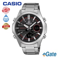 Casio Edifice EFV-C120D Analog Digital Silver Stainless Steel Band Men Watch EFV-C120D-1A4DR