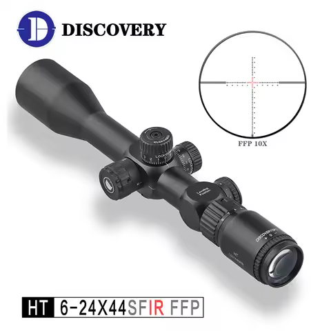 New Discovery HT 6-24X44SFIR FFP First Focal Plane Illuminated Scope Hunting Optical Sight Tactical 